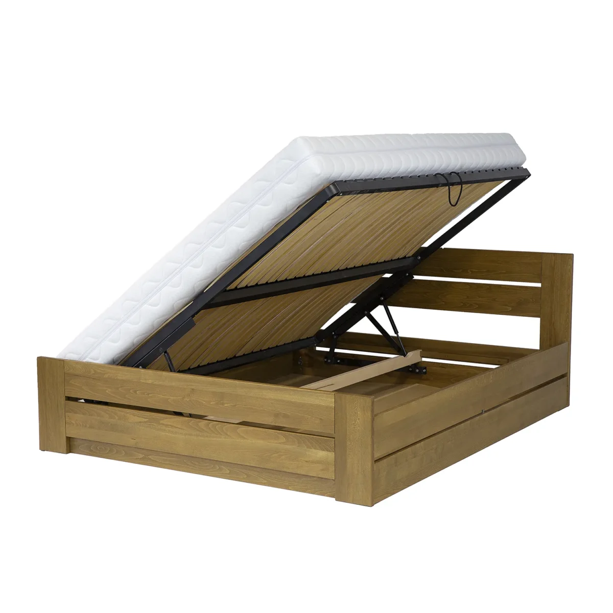 Łóżko bukowe LK 198 BOX, aranżacja we wnętrzu 8