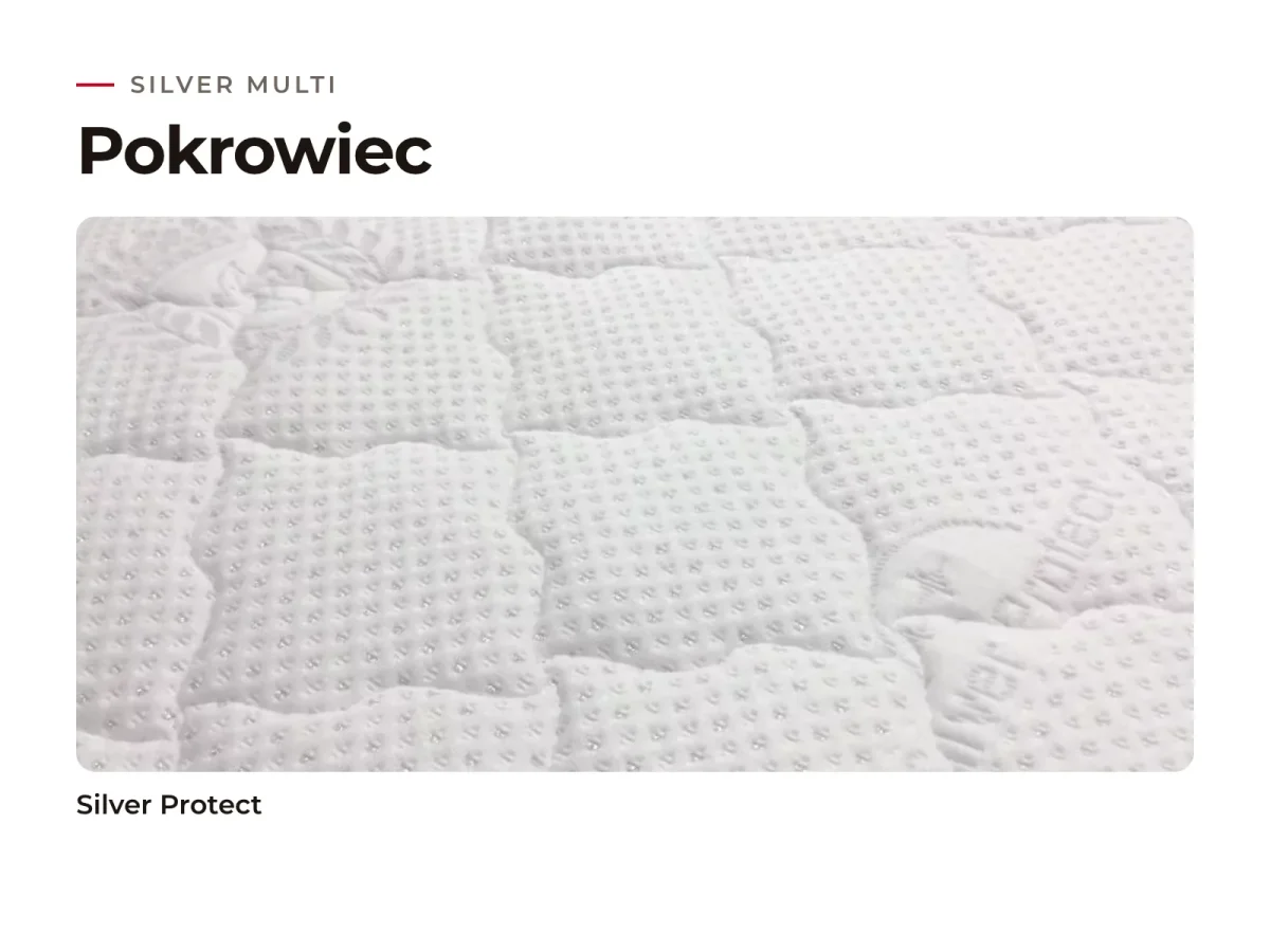 Materac Silver Multi: tkaniny pokrowca do wyboru