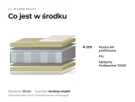 Materac Silver Multi: przekrój warstw, co jest w środku