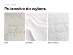 Materac Diamond: tkaniny pokrowca do wyboru