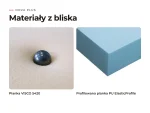 Materac Nova Plus: materiały warstw z bliska
