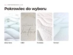 Materac Ortopedico Lux: tkaniny pokrowca do wyboru