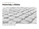 Materac Superkomfort Multi: materiały warstw z bliska