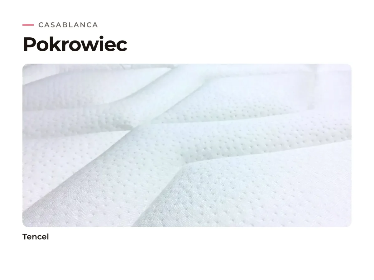 Materac Casablanca: tkaniny pokrowca do wyboru