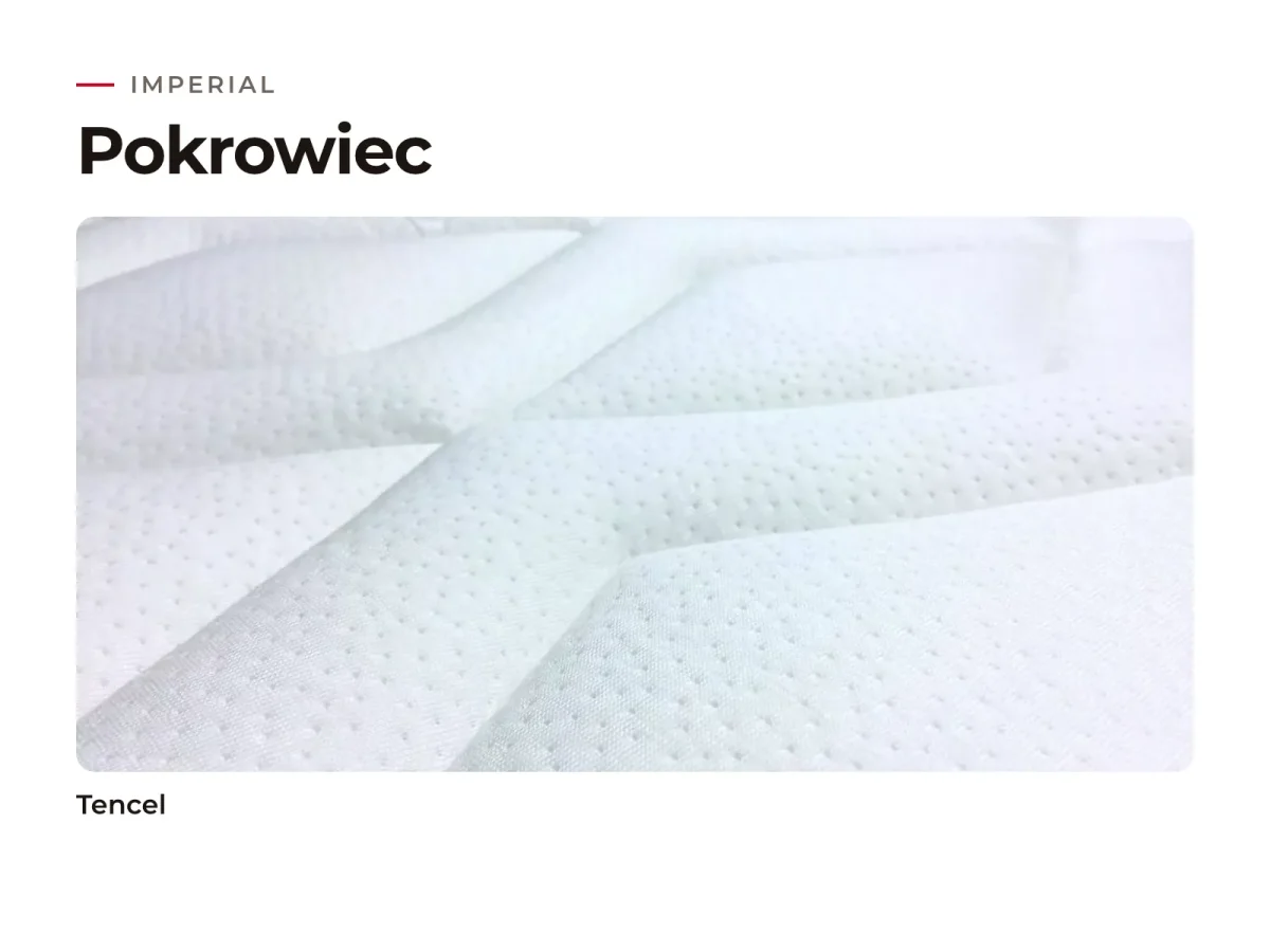 Materac Imperial: tkaniny pokrowca do wyboru