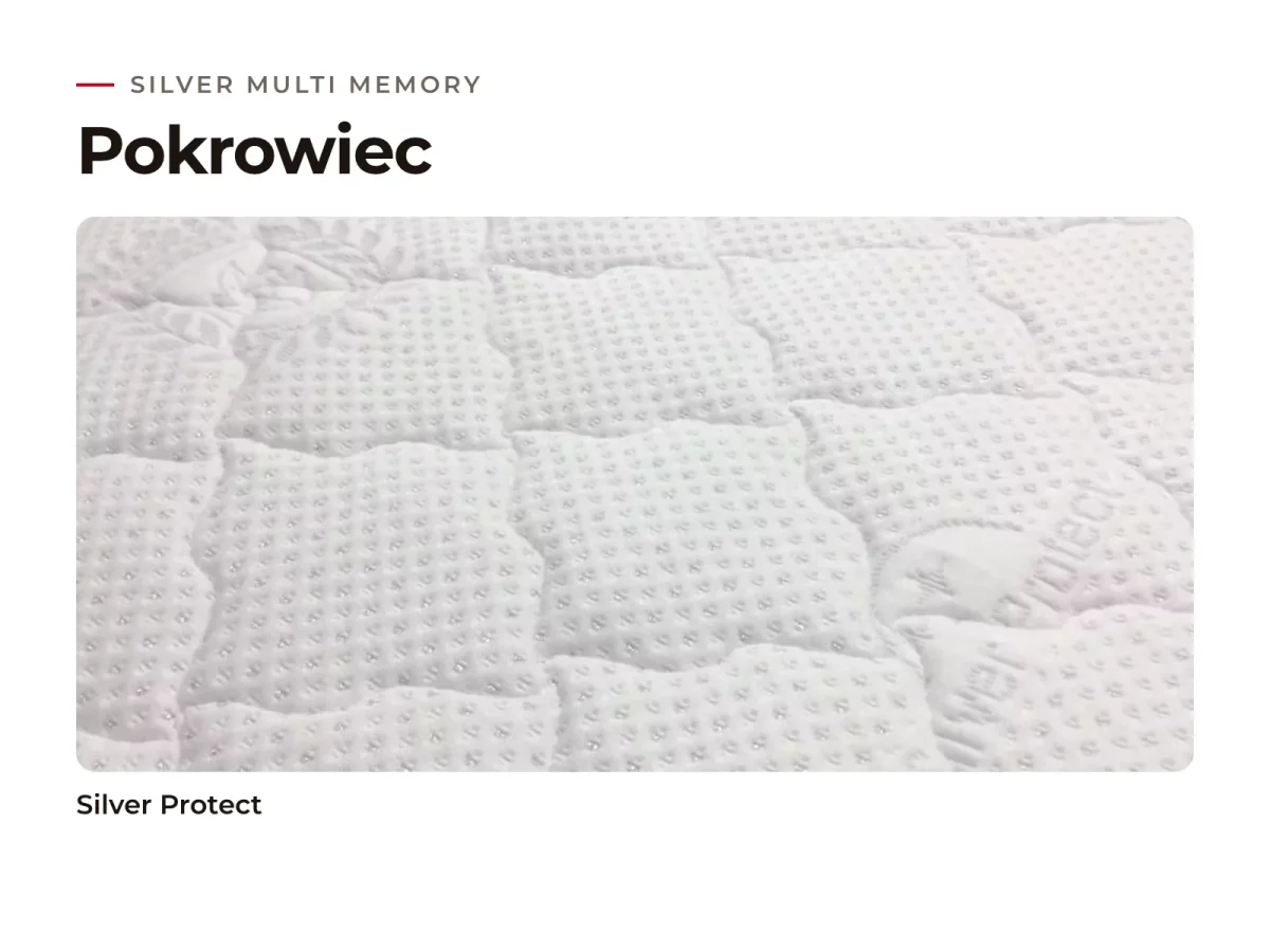 Materac Silver Multi Memory: tkaniny pokrowca do wyboru